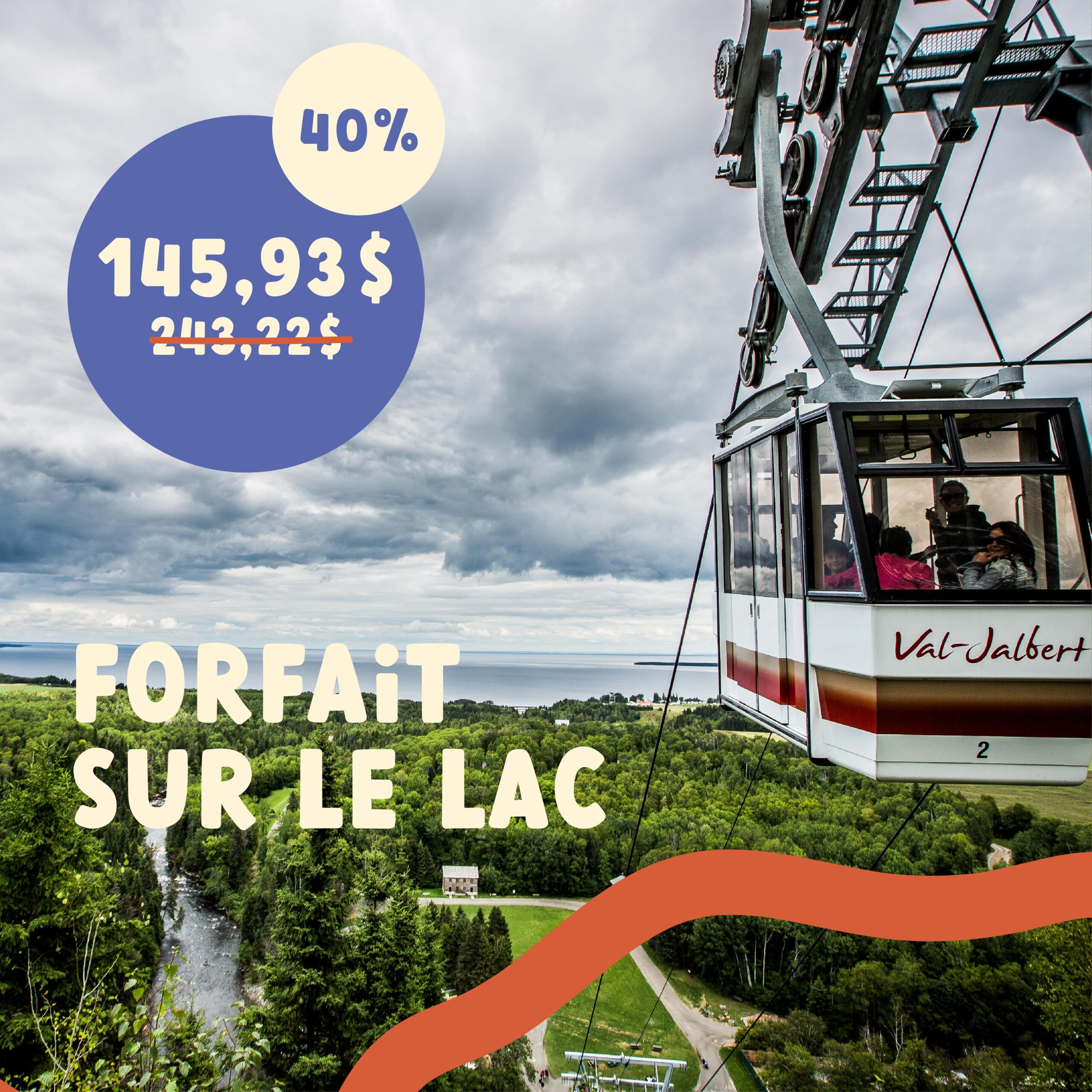 Forfait multi-attraits - Sur le Lac