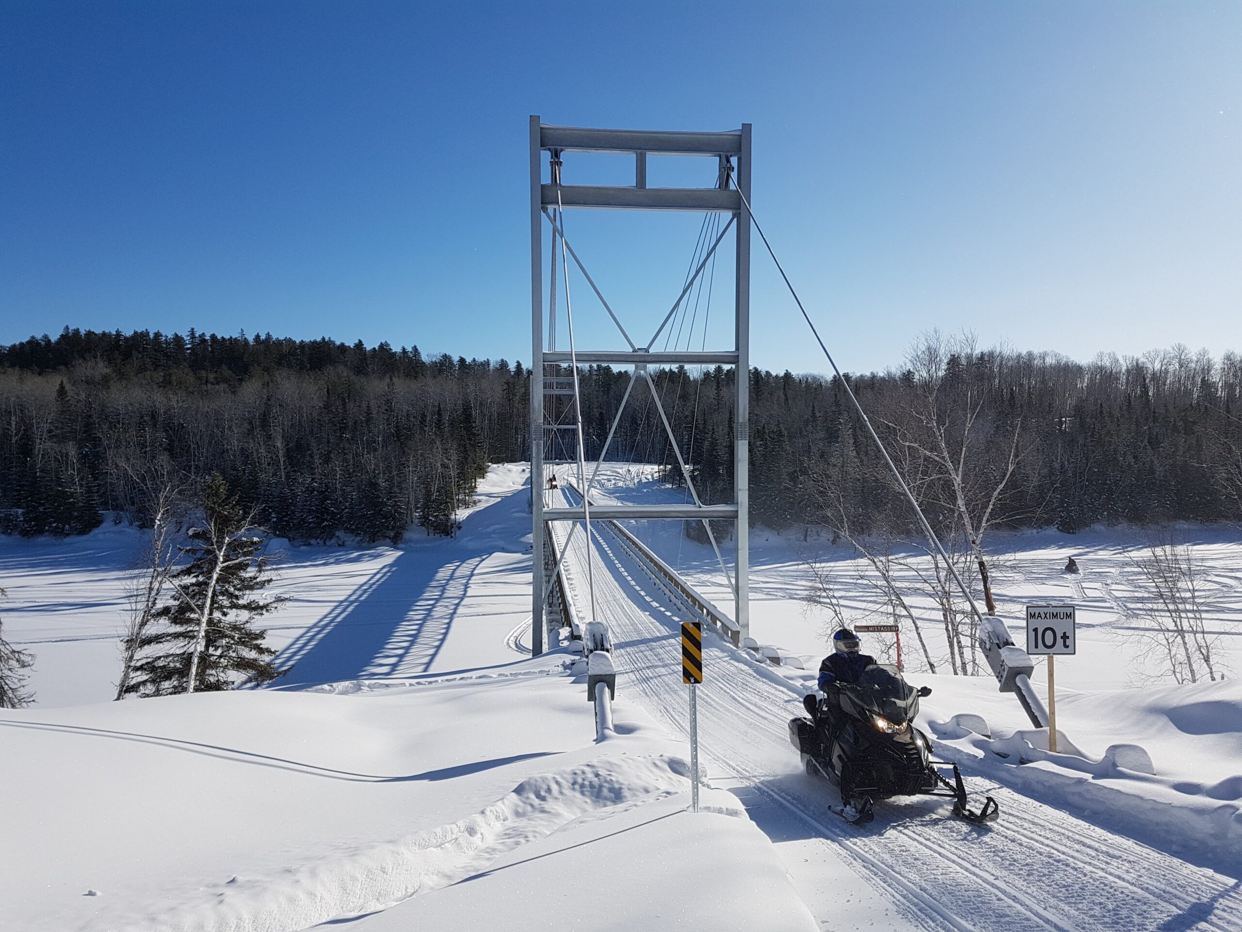 La Passerelle du 49e : un emblème motoneige du Lac-Saint-Jean