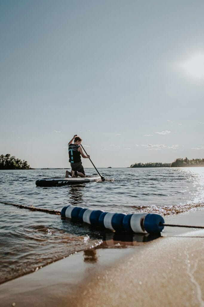 Paddle-board au Lac-Saint-Jean